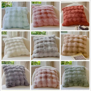 MiraFur Velvet Throw – Ultra-Soft Faux Rabbit Blanket