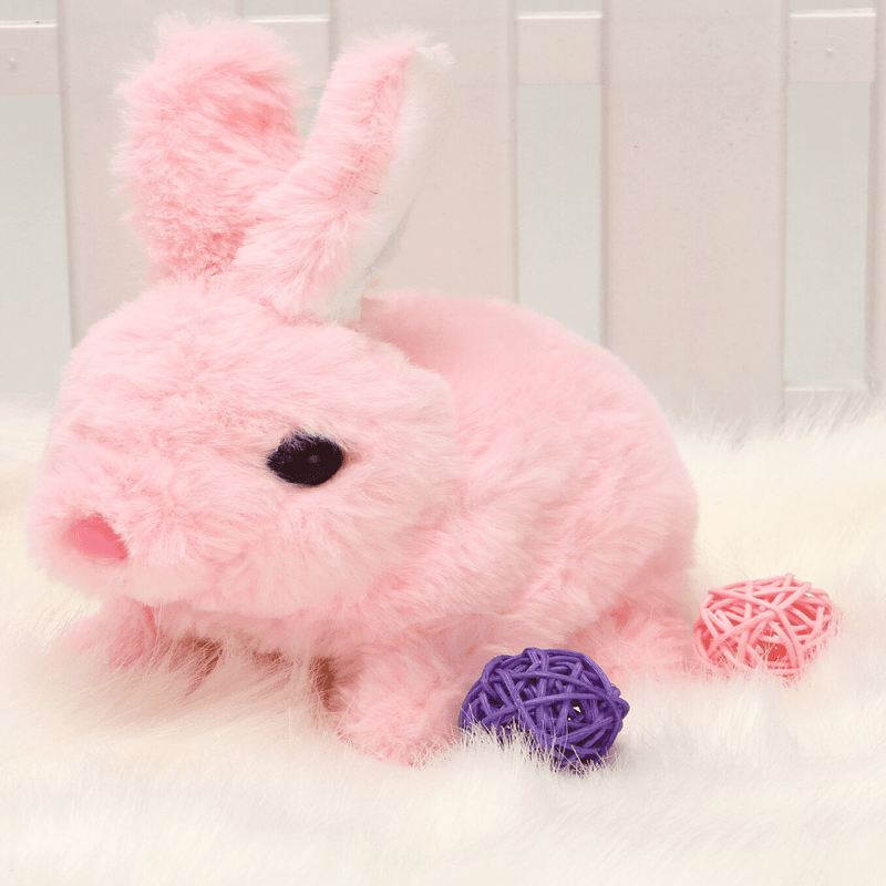 Plush Bunny Toy Realistic Soft Stuffed Rabbit Companion