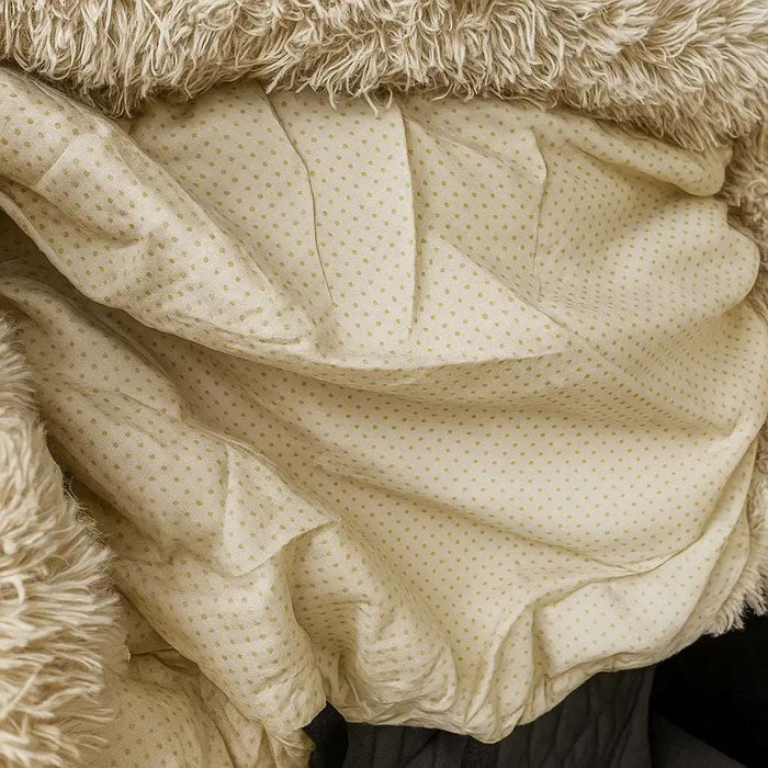 Plush Dog Car Bed