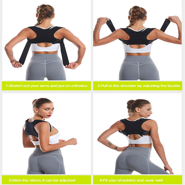 Adjustable Posture Corrector – Back and Shoulder Support for Daily Use