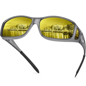 Jeremy Night Vision Polarised Driving Glasses – Anti-Glare Glasses for Safer Night Driving