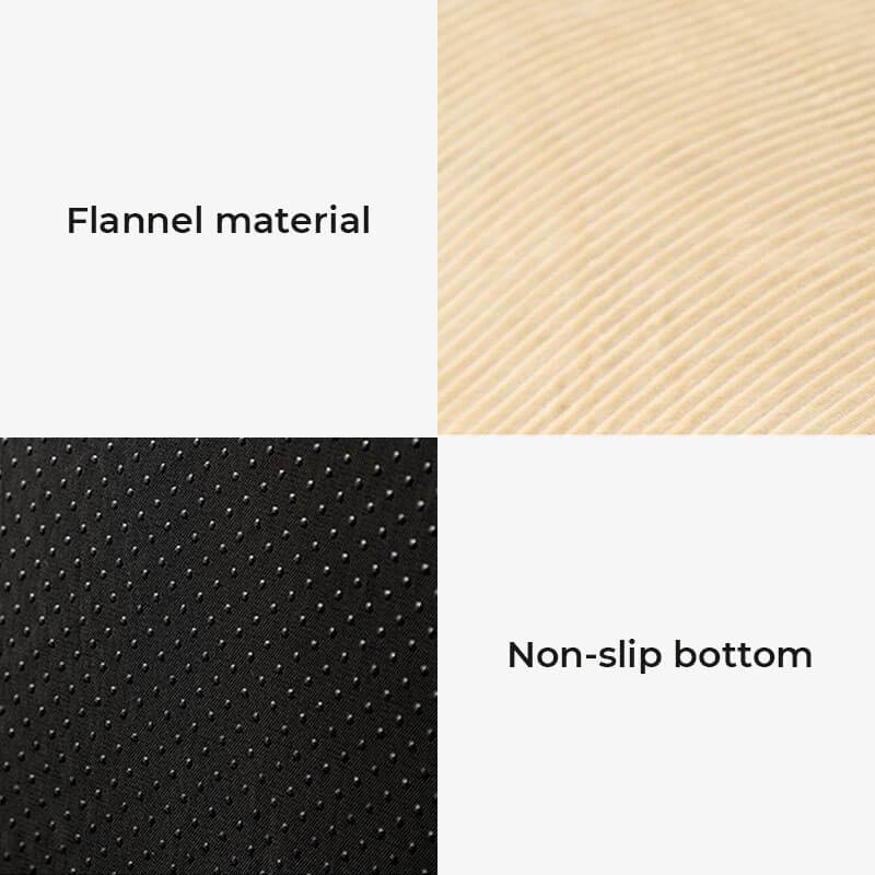 Spacious & Cozy Dog Bed Flannel Plush Durable Design