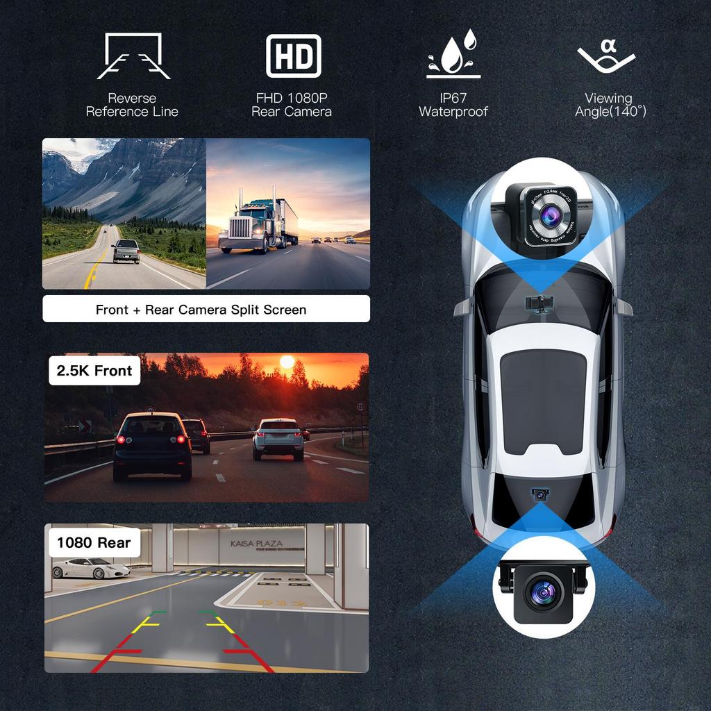CarVision Pro – Smart Car Display with Apple CarPlay, Android Auto & Dash Camera
