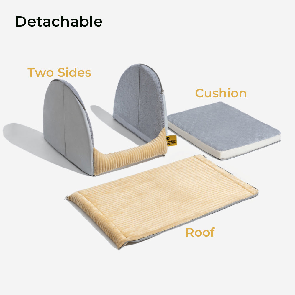 Spacious & Cozy Dog Bed Flannel Plush Durable Design