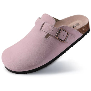 Women's Orthopedic Suede Cork Slippers