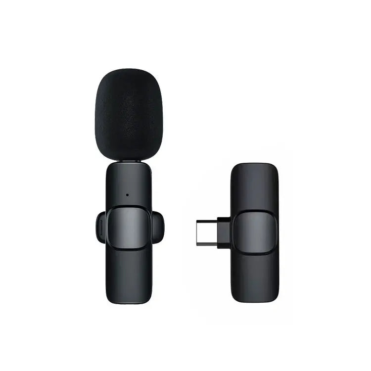 Wireless Lavalier Microphone for Smartphone – Clip-On Mic for Interviews Vlogs