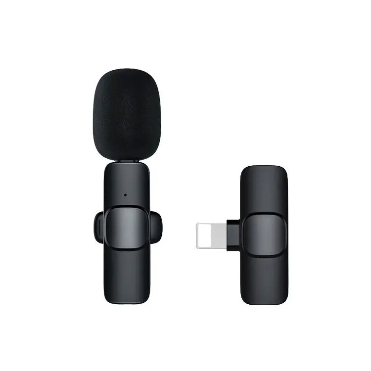 Wireless Lavalier Microphone for Smartphone – Clip-On Mic for Interviews Vlogs