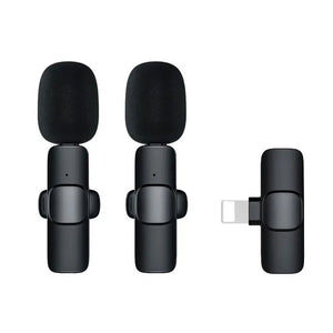 Wireless Lavalier Microphone for Smartphone – Clip-On Mic for Interviews Vlogs