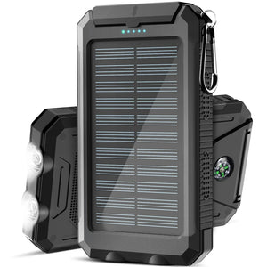 500000mAh - Portable and IP67 Waterproof Solar Power Bank