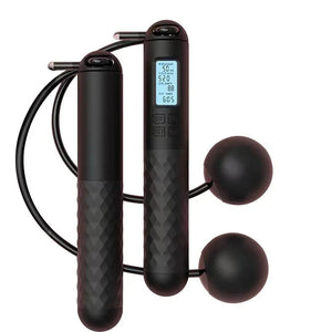 Weighted Cordless Jump Rope with Counter – Smart Fitness Skipping Rope for Home Workouts