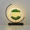 Deep Sea Sandscapes: Illuminated Sand Art for Serene Home Decor