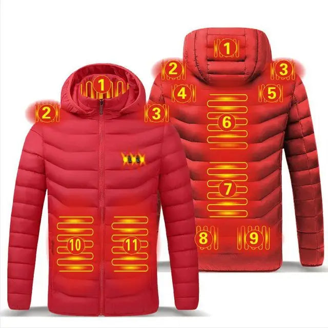 Electric 11 Areas Heated Hoodie Jacket