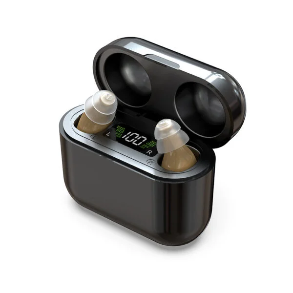 Digital In-Ear Hearing Aids | Tinnitus Relief Sound Therapy | Rechargeable, Noise Reduction