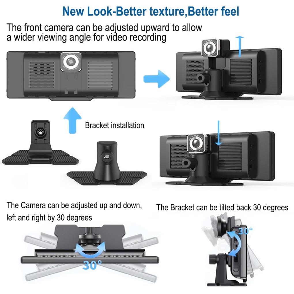 CarVision Pro – Smart Car Display with Apple CarPlay, Android Auto & Dash Camera
