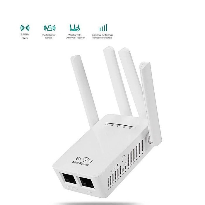 Wireless Network Extender - Strong WiFi Booster for Whole House