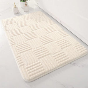 FormaGrid Bath Mat – Sculpted Softness for Everyday Grounding