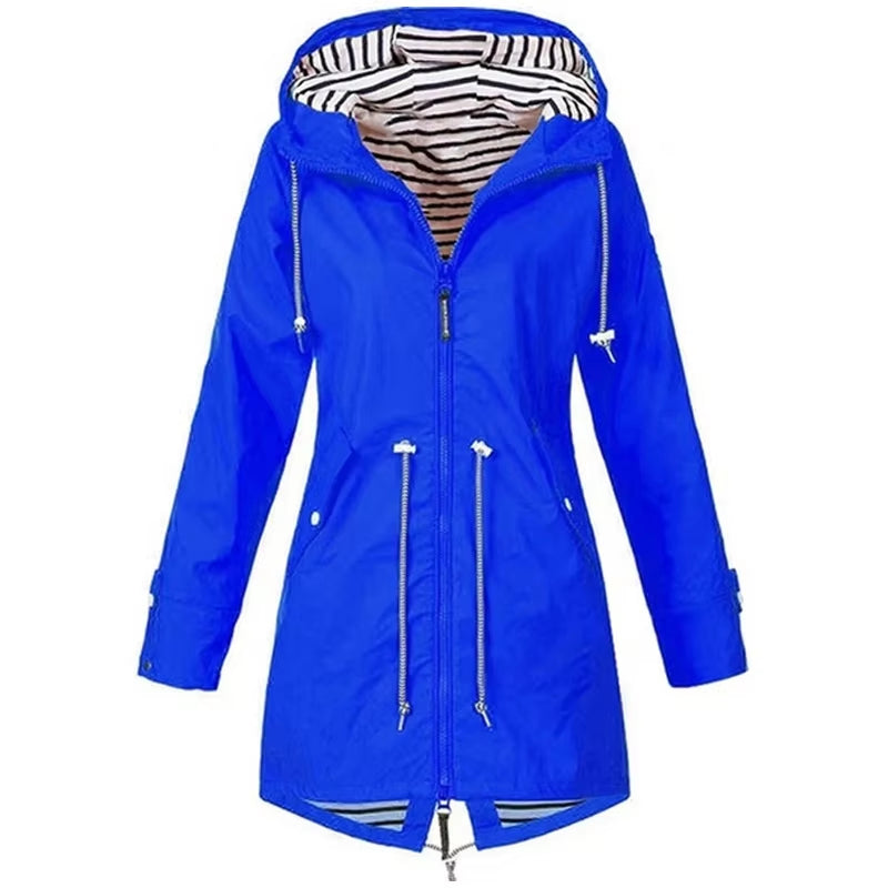 Long Rain Jacket For Women