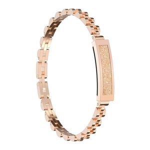 Smart Chain Bracelet for Women – Bluetooth Fitness Tracker with Heart Rate, Blood Oxygen, Sleep Monitor, Multi-Sport Modes & App Sync