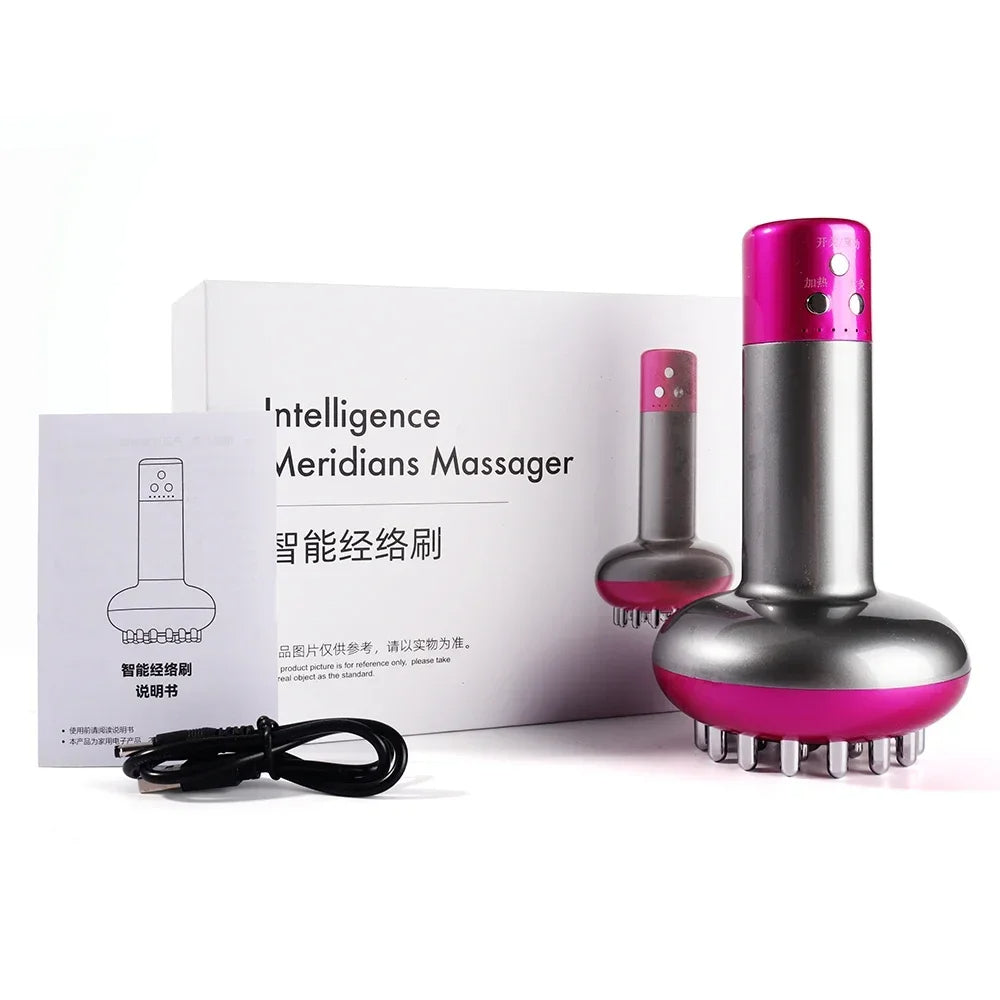 Microcurrent Therapy Massager: EMS, Heat, Guasha, Detox & Slimming