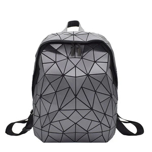 Geometric Women Backpack Luminous Bag