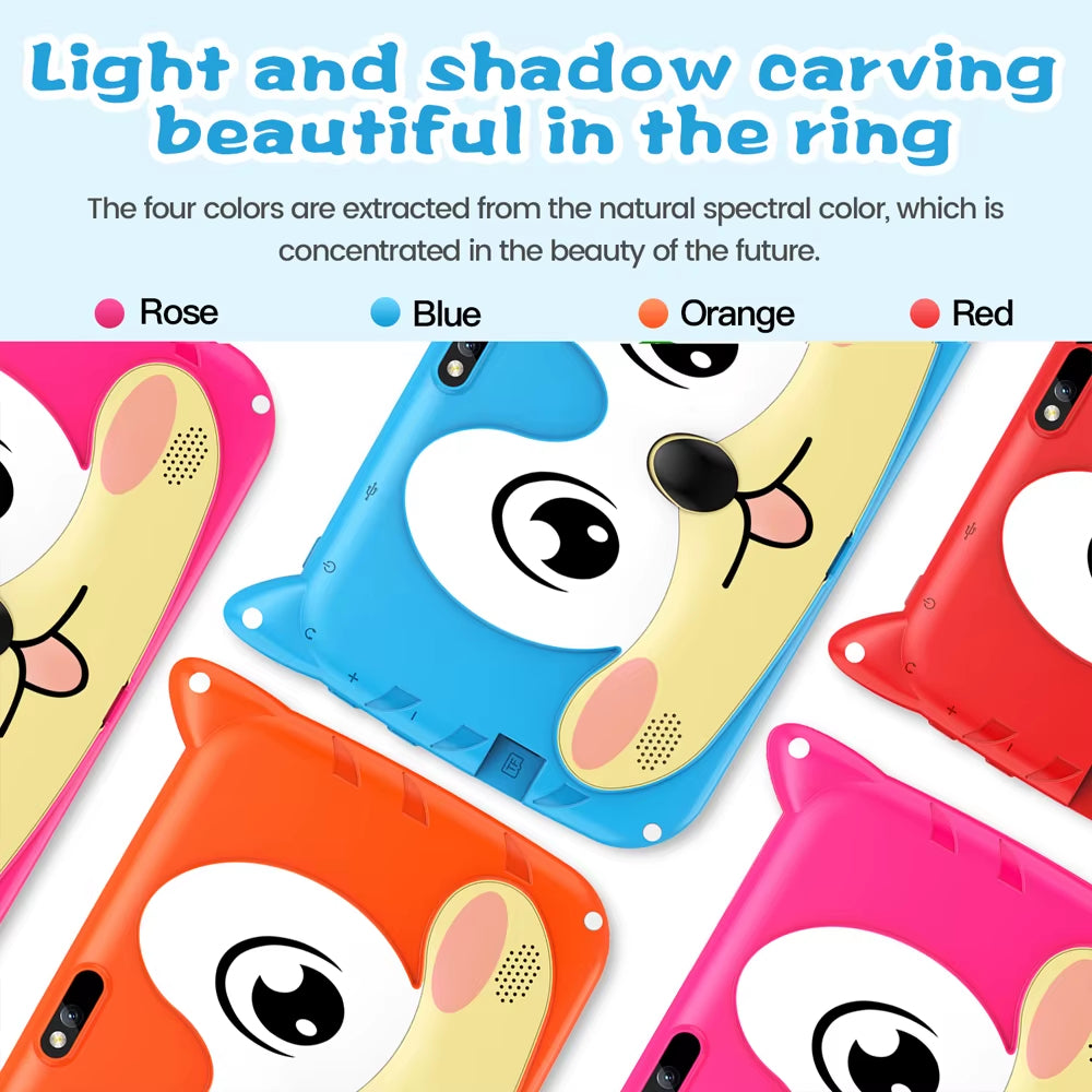 7-Inch Kids Tablet – Android 13, 5G WiFi, 4GB RAM, 64GB Storage – Child-Friendly Learning & Entertainment Device