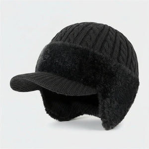 Cold Weather Trapper Hat with Ear Protection - Winter Warmth Hat
