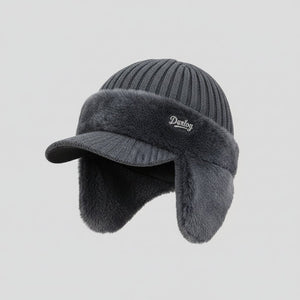 Cold Weather Trapper Hat with Ear Protection - Winter Warmth Hat