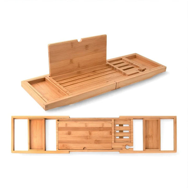 ZenBath – Luxe Bamboo Bath Board with Adjustable Design for Ultimate Relaxation