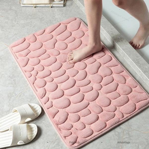 Bath Mat Soft Non-Slip Quick Dry Bathroom Rug