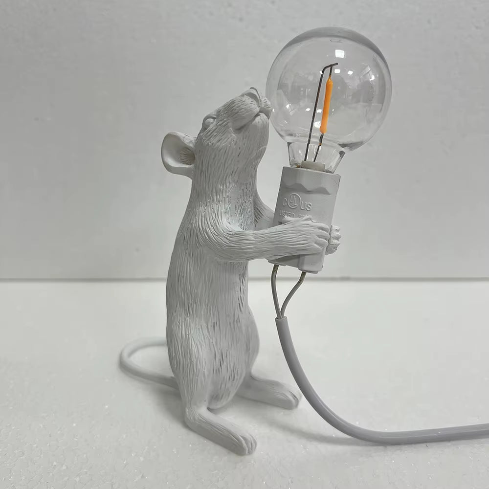 Doctor Mousey – Original Designer Mouse Lamp for Tabletop or Shelf