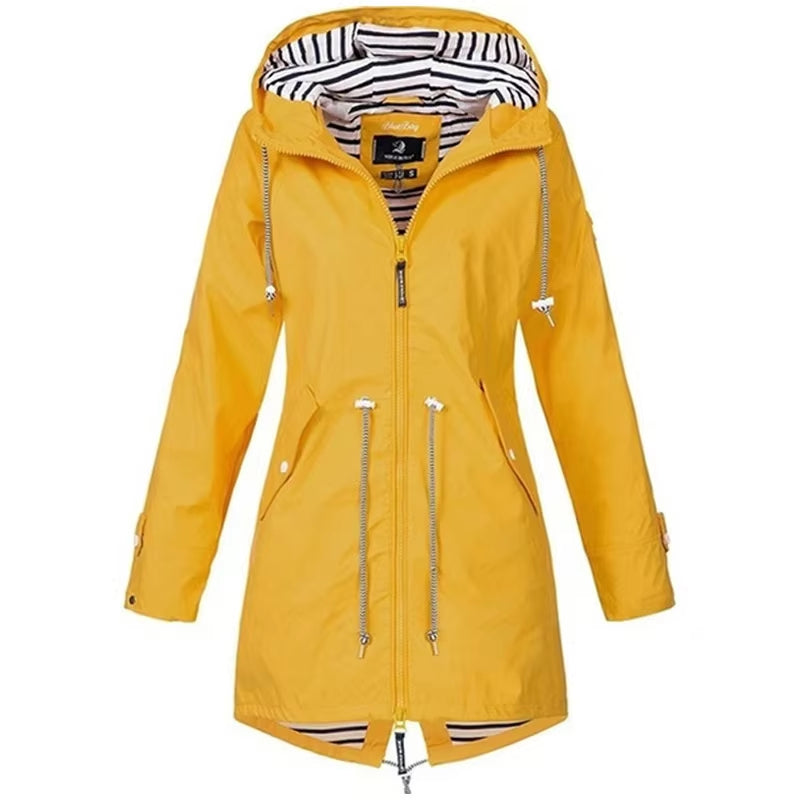 Long Rain Jacket For Women
