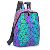 Geometric Women Backpack Luminous Bag