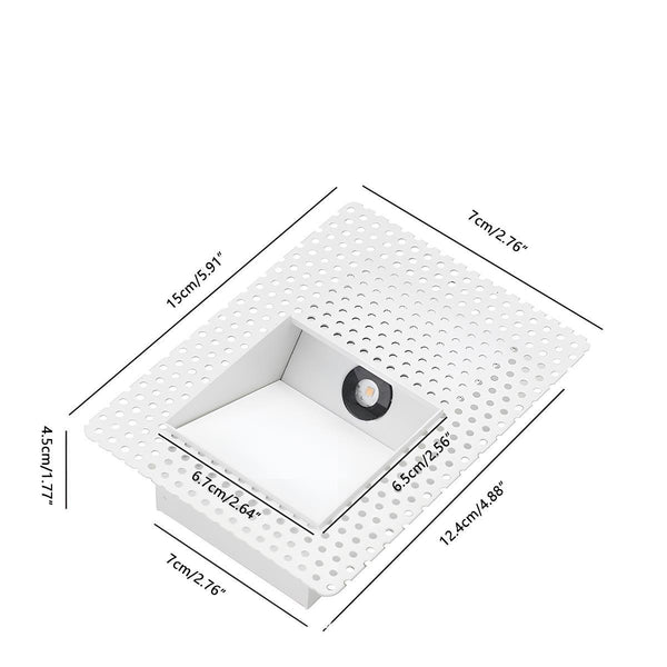 Minimalist Motion Sensor LED Recessed Wall Sconces Stairway Lights