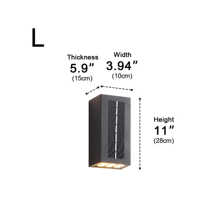 Modern Waterproof Up and Down LED Outdoor Wall Sconces