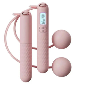 Weighted Cordless Jump Rope with Counter – Smart Fitness Skipping Rope for Home Workouts