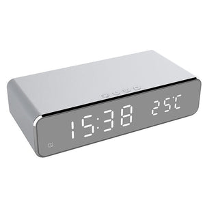 LumiCharge – Wireless Charging Alarm Clock with Modern & Functional Design
