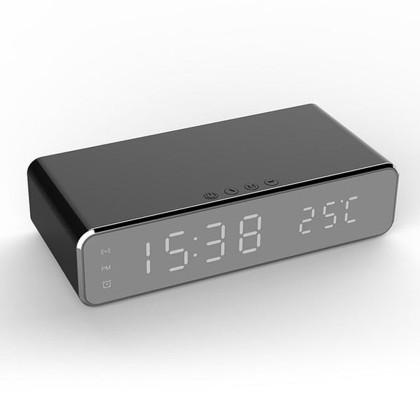 LumiCharge – Wireless Charging Alarm Clock with Modern & Functional Design