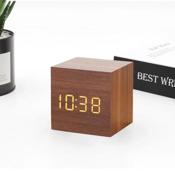 LumiCube – Stylish LED Alarm Clock with Minimalist Design & Smart Features
