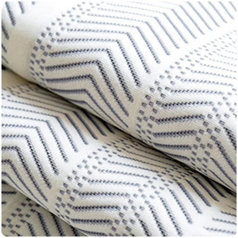 Aurivelle Herringbone Scallop Edge Sofa Cover