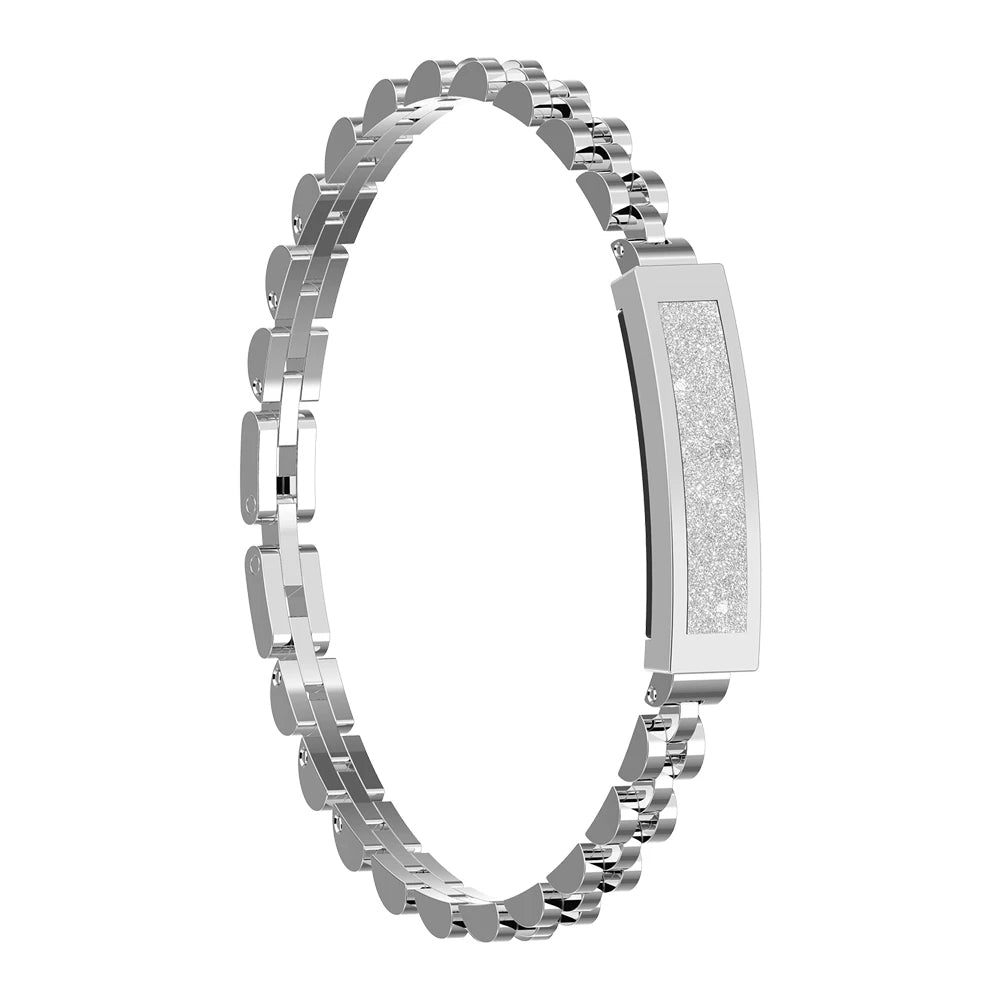 Smart Chain Bracelet for Women – Bluetooth Fitness Tracker with Heart Rate, Blood Oxygen, Sleep Monitor, Multi-Sport Modes & App Sync