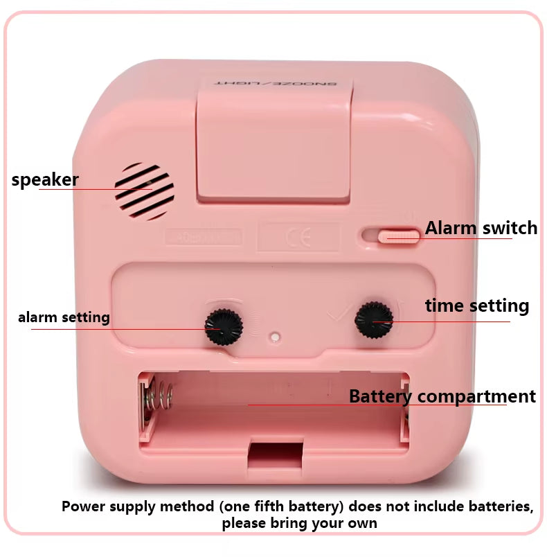 Silent & Peaceful Alarm Clock – Non-Ticking, Gentle Wake-Up Light, Snooze Function