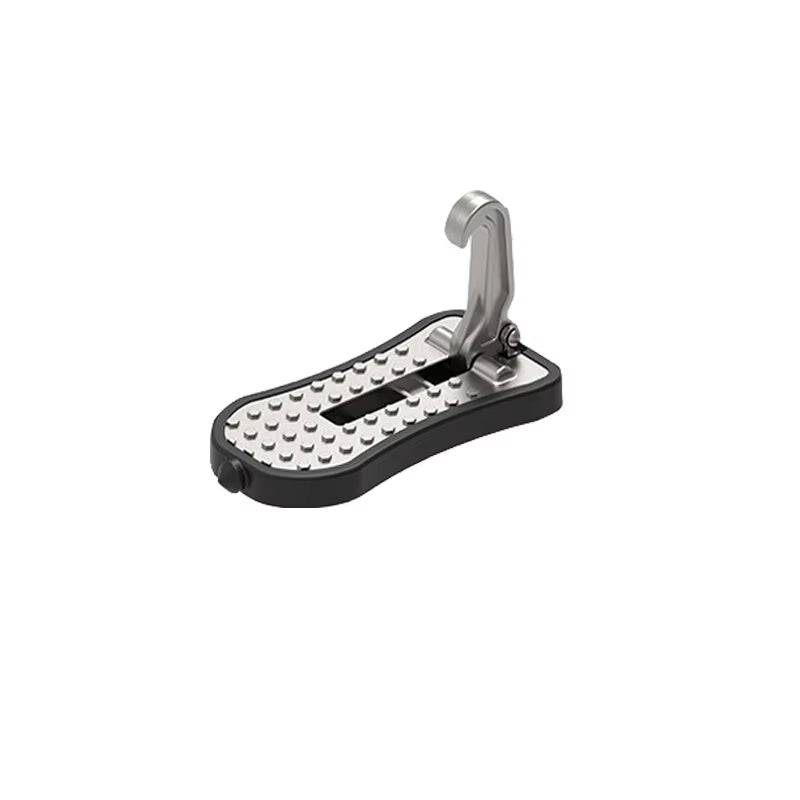Car Multi-Functional Latch Door Step, with Window Breaker & Compact and Foldable Design