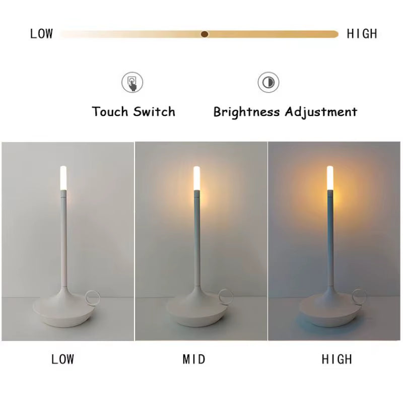 Graypants Wick Type rechargeable table lamp