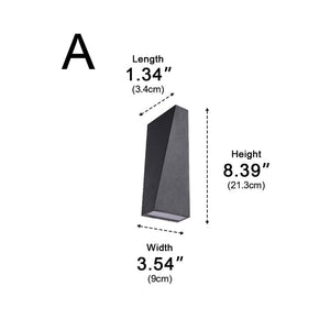 Waterproof Modern Up&Down LED Outdoor Spotlight Wall Washer Light