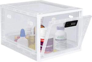 Heavy Duty Lockable Refrigerator Food Organizer Storage Bin